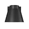 Z-Lite Asher Outdoor Wall, 1-Light, 12 In.W x 13 In.L x 11 In.H, Black/Sandblast 544B-BK-LED - alternate 7